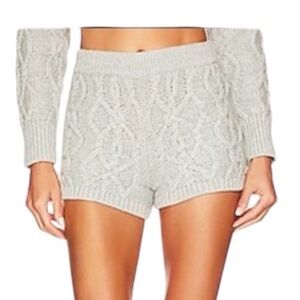 NWT -  Majorelle - Caelynn Knit Shorts in Grey size Small